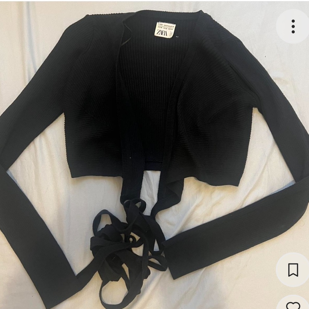 Long sleeve Zara crop top